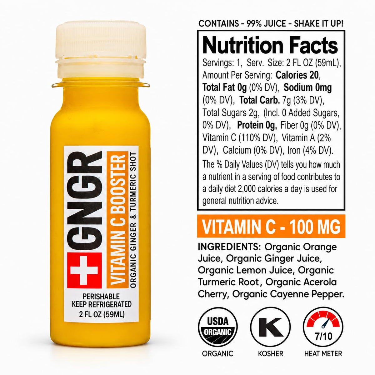Ginger Immunity Shots