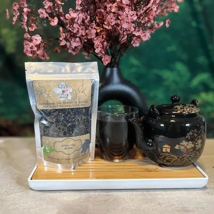 Green Tea and Elderberry Loose Leaf Herbal Tea