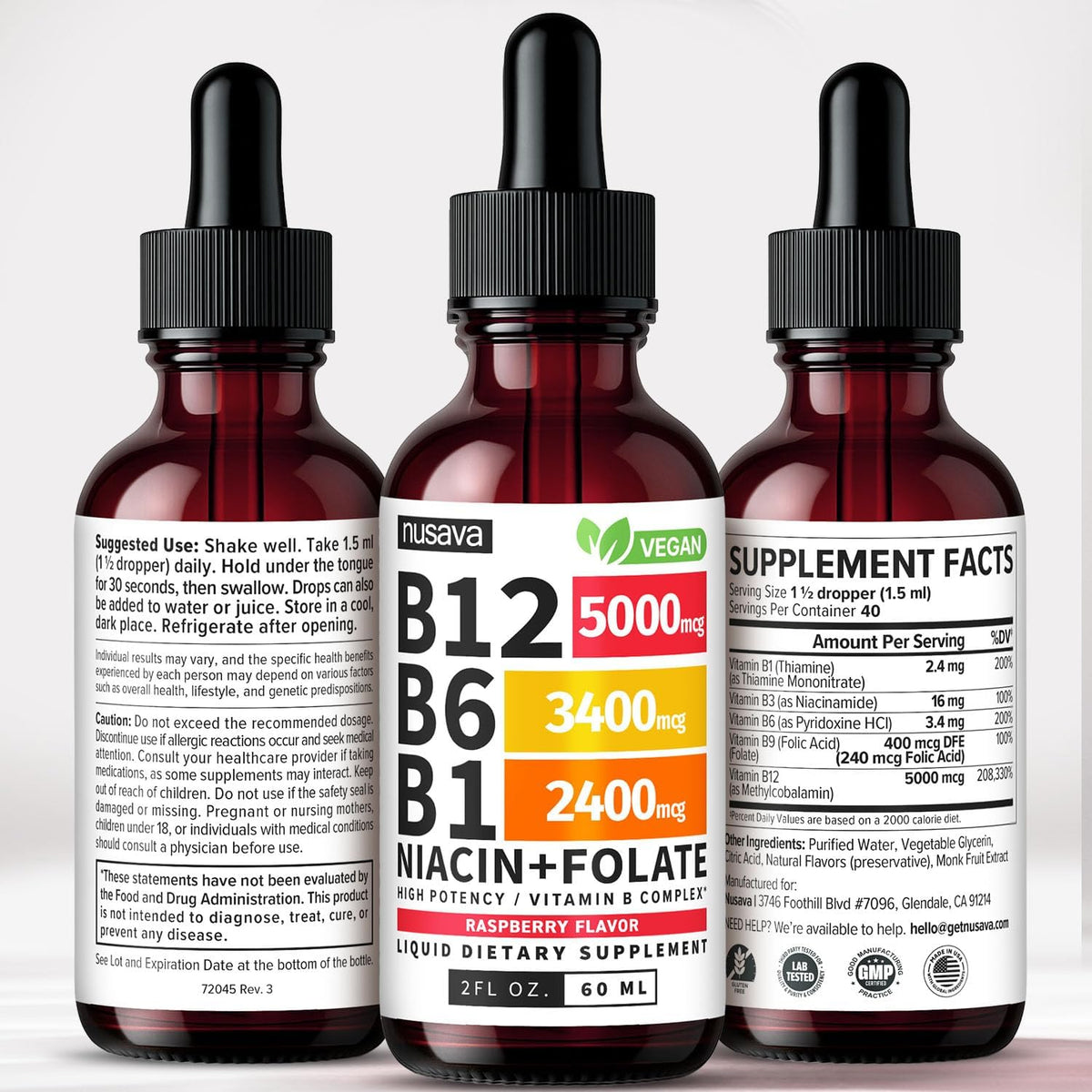 Vitamin B12 & B6 Liquid Drops