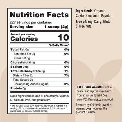 Organic Ceylon Cinnamon Powder