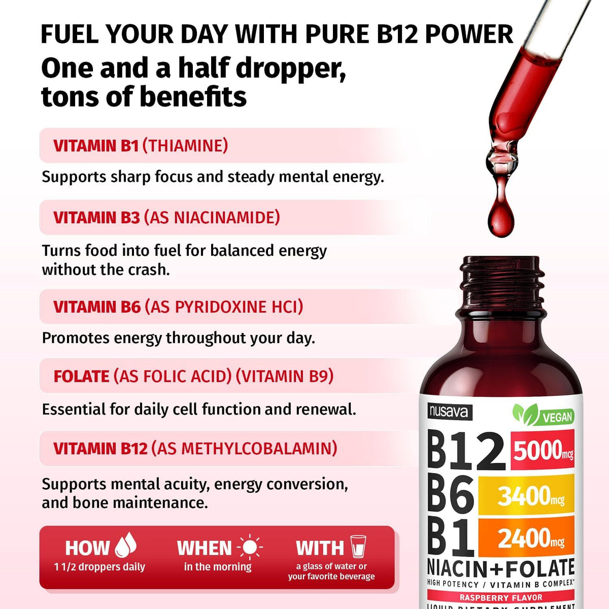 Vitamin B12 & B6 Liquid Drops