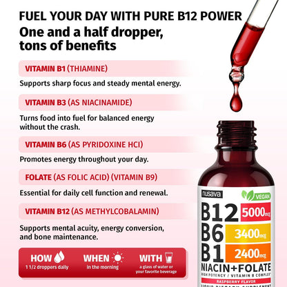 Vitamin B12 & B6 Liquid Drops