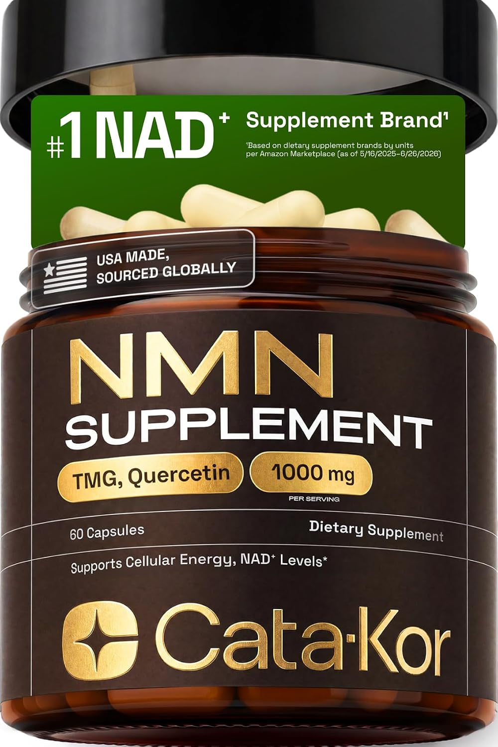 NMN Supplement – 4-In-1 NAD Supplement with Quercetin