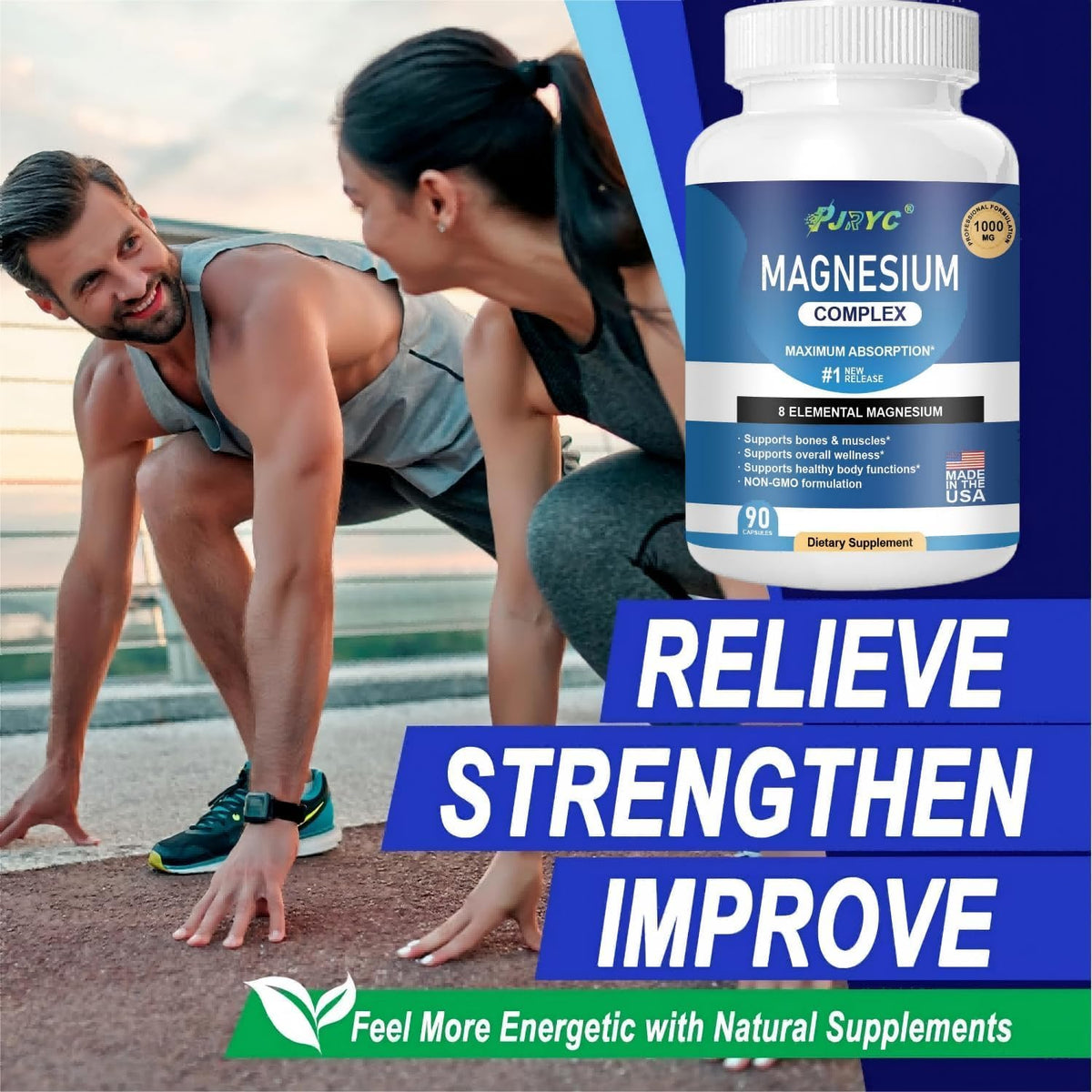 Magnesium Complex Supplement - 1000Mg